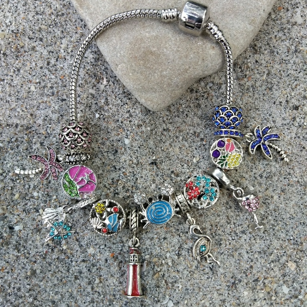 Beach Inspired Charm Bracelet